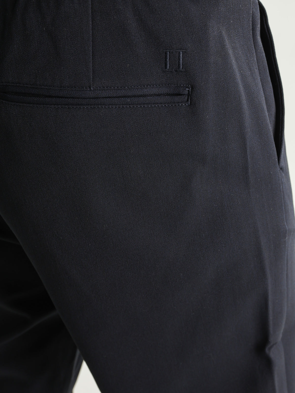 Les Deux Pants Como Tapered Drawstring Navy