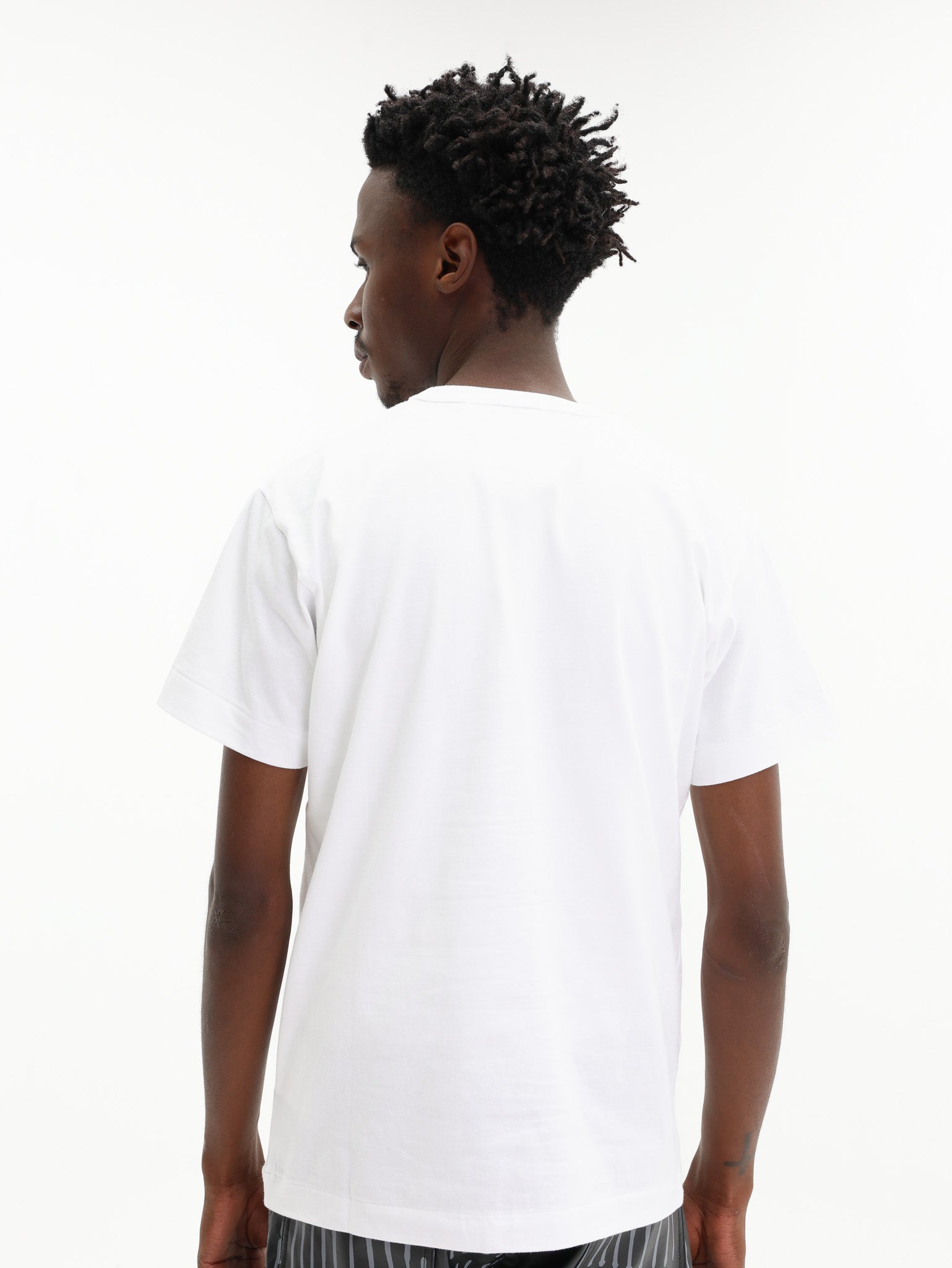 Comme Des Garcons T-Shirt Play Studded Big Heart White - AL Capone