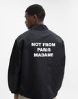 Drole  Jacket Slogan Black