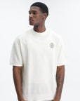 Drole T-Shirt Maille Ajouree D Miroir Off White