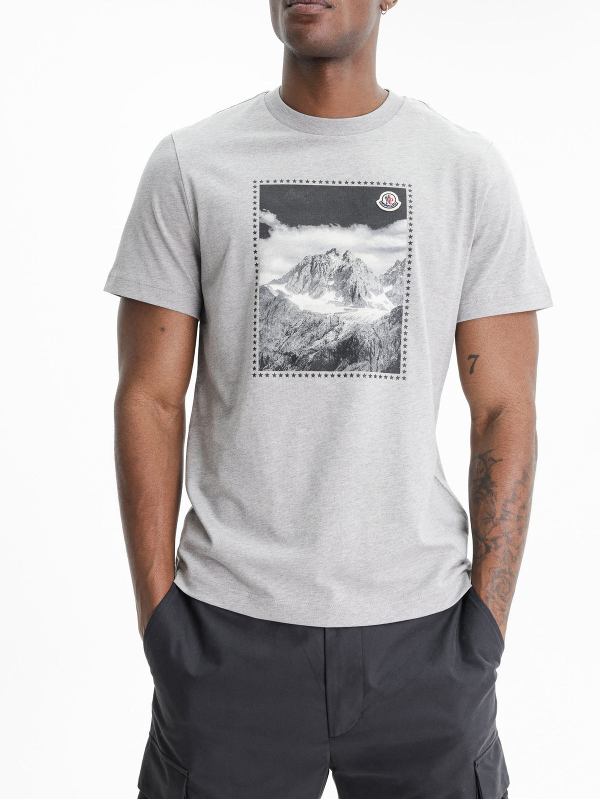 Moncler Ss T-Shirt Grey