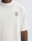 Drole T-Shirt Maille Ajouree D Miroir Off White