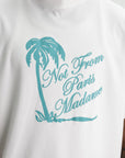 Drole T-Shirt Slogan Palmiers Off White