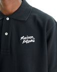 Maison Kitsune Golfer Handwriting Comfort Black