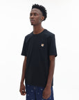 Maison Kitsune T-Shirt Fox Head Patch Regular Black