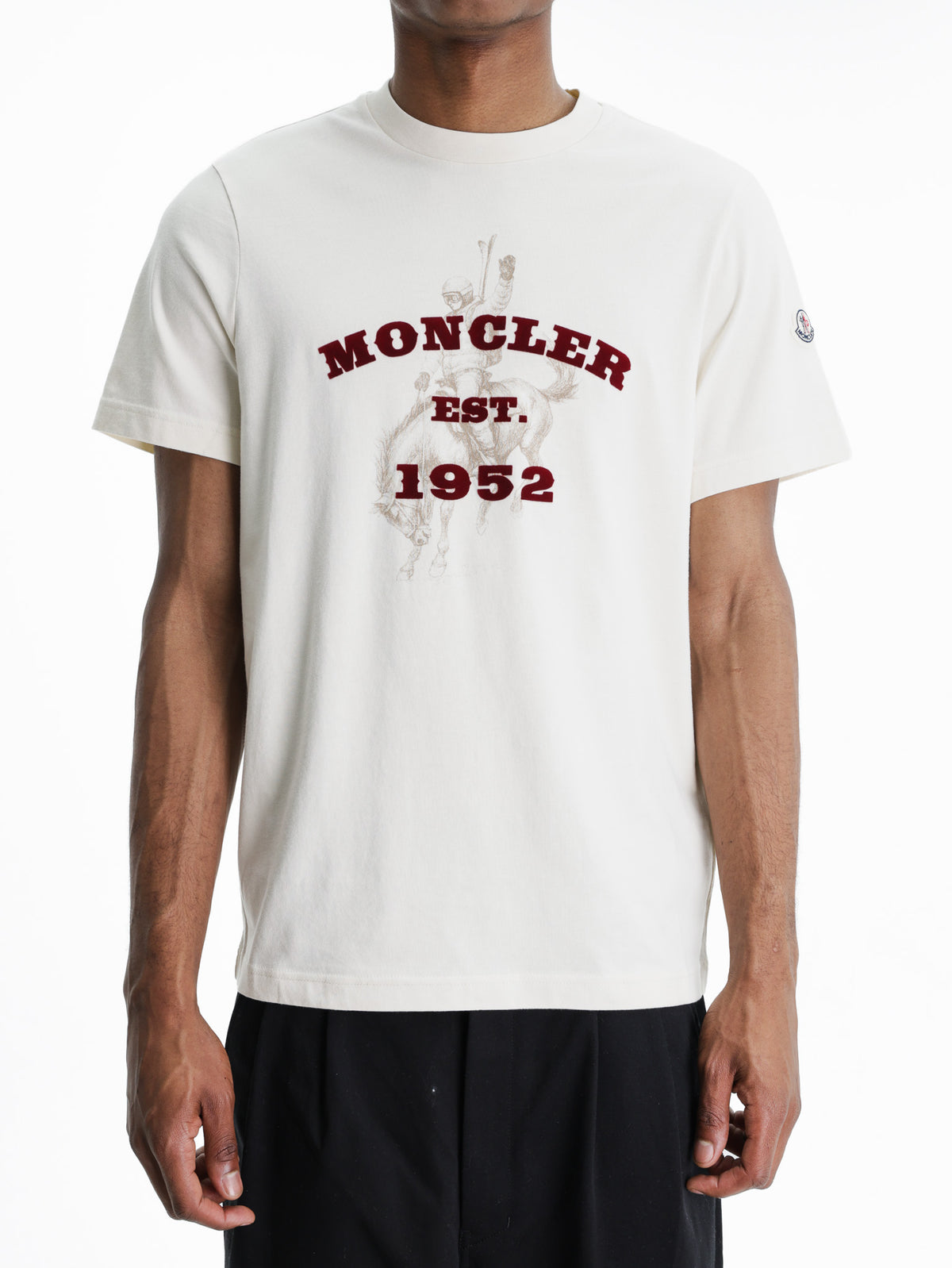 Moncler Ss T-Shirt Cream
