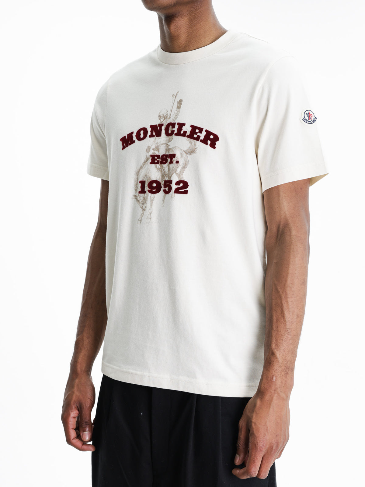 Moncler Ss T-Shirt Cream