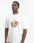 Drole T-Shirt Hibiscus Club Off White