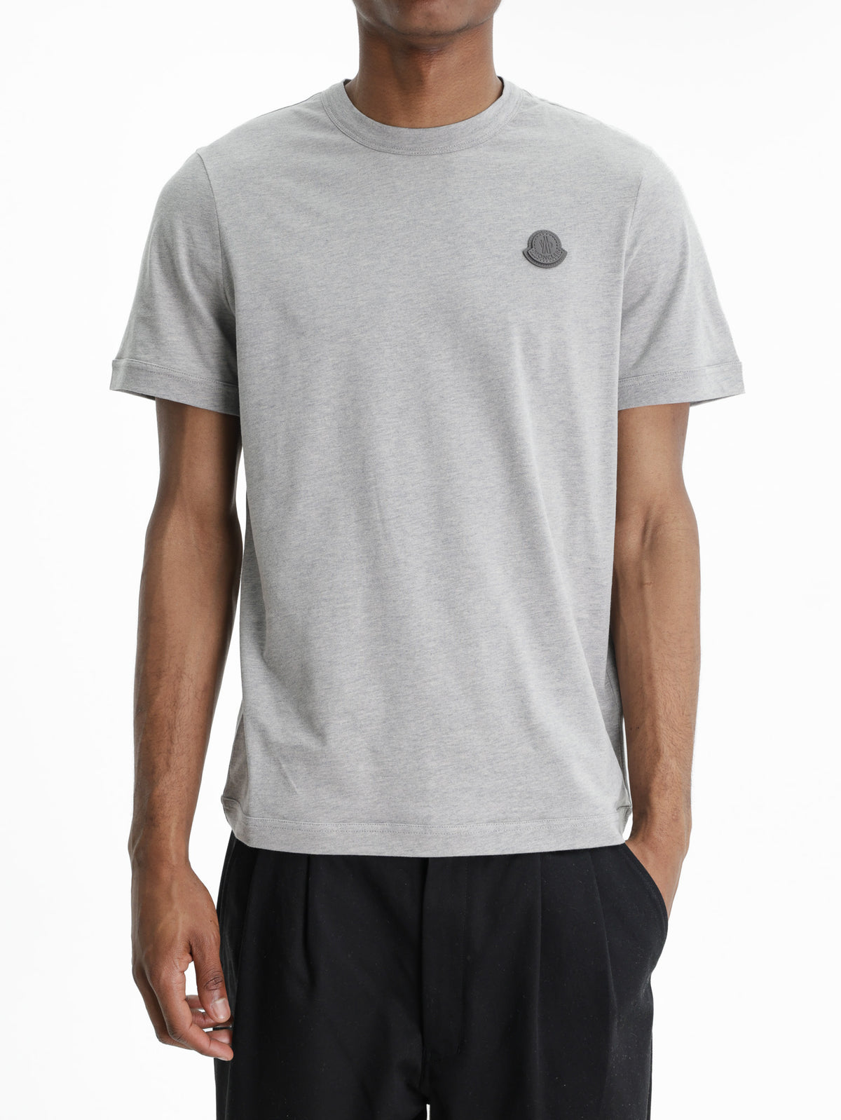 Moncler Ss T-Shirt Grey