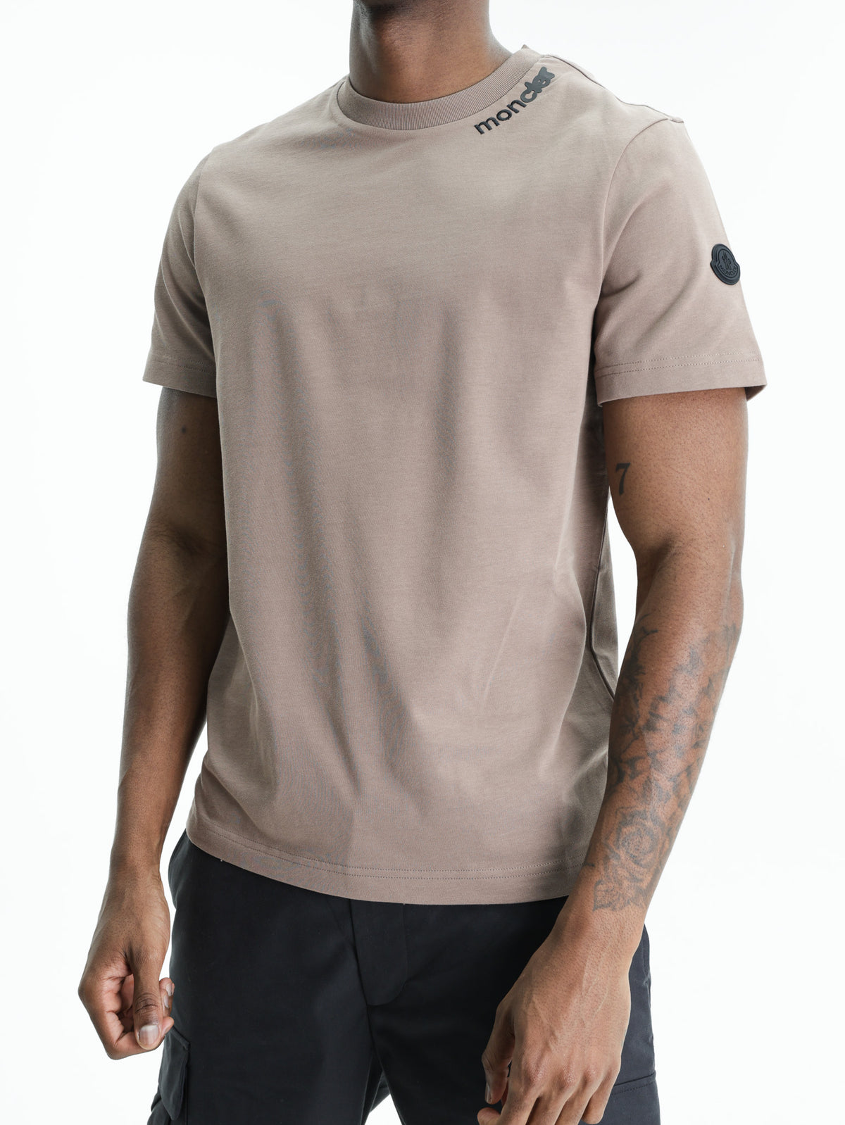 Moncler Ss T-Shirt Beige