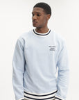 Drole Sweater Slogan Sport Light Blue