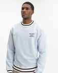 Drole Sweater Slogan Sport Light Blue