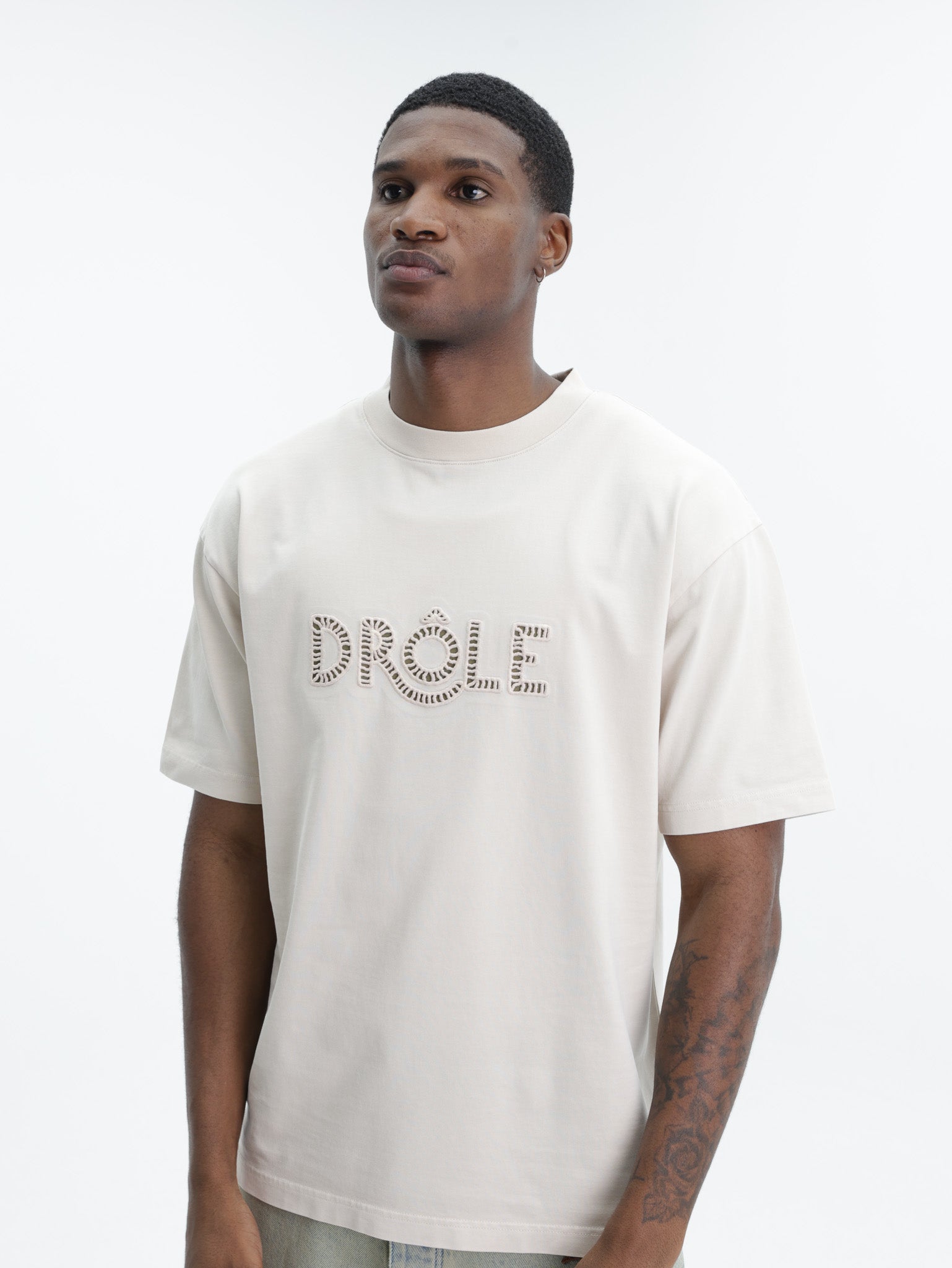 Drole T-Shirt Ajoure Sand