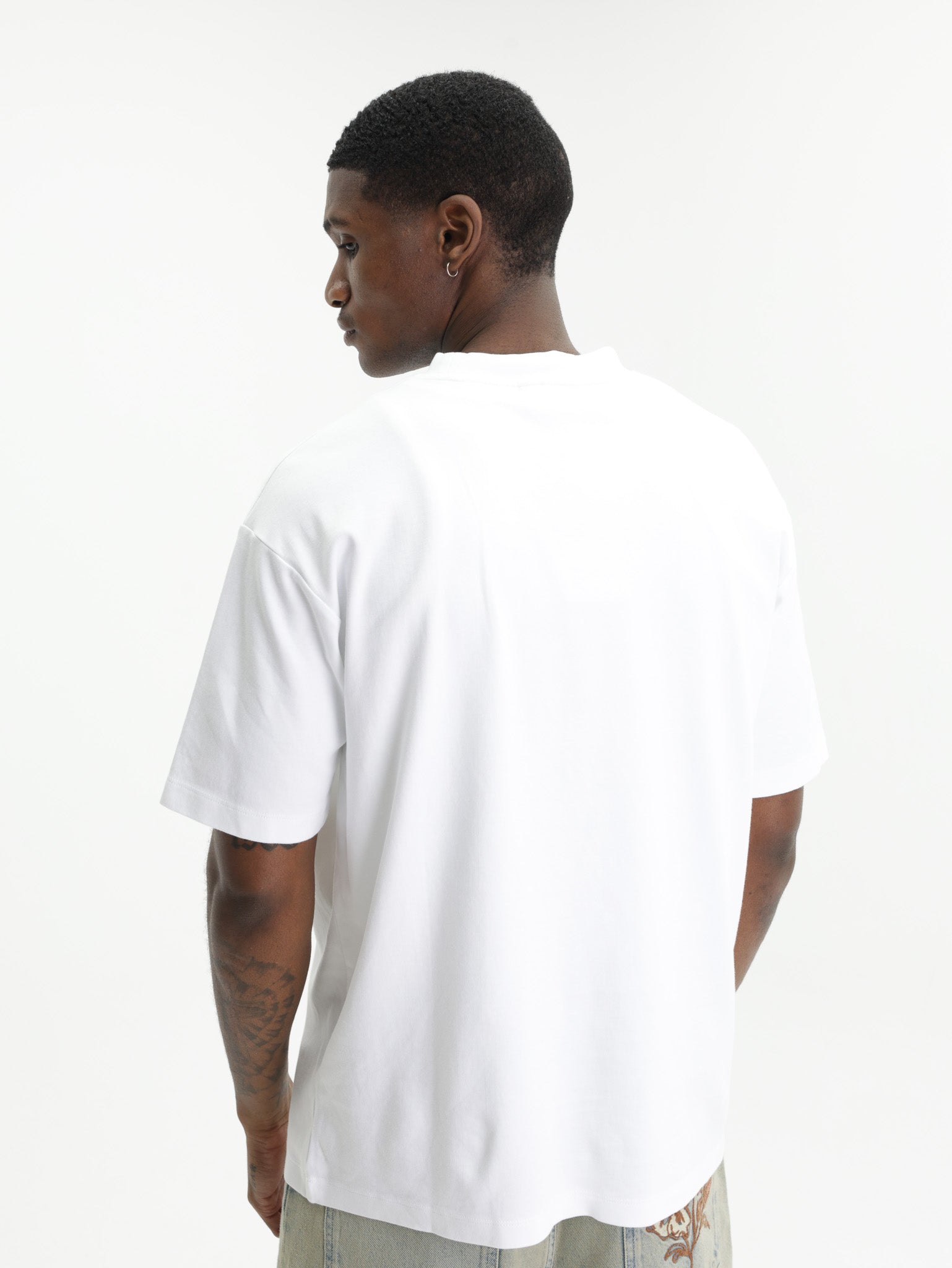 Drole T-Shirt Classic Slogan Optic White