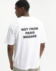 Drole T-Shirt Bold Slogan Optic White