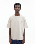 Maison Kitsune T-Shirt Bold Fox Head Patch Oversize Truffle