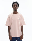 Maison Kitsune T-Shirt Bold Fox Head Patch Oversize Pink Clay