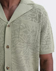 Drole Shirt Maille Dentelle Kaki