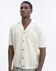 Drole Shirt Maille Dentelle Off White