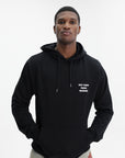 Drole Hoodie Bold Slogan Black