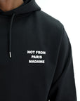 Drole Hoodie Bold Slogan Black
