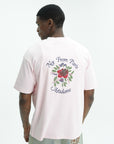 Drole T-Shirt Slogan Rose Light Pink