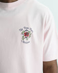 Drole T-Shirt Slogan Rose Light Pink