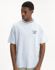 Drole T-Shirt Slogan Sport Light Blue