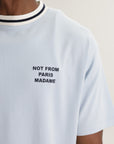 Drole T-Shirt Slogan Sport Light Blue