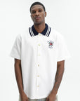 Drole Shirt Piquee Slogan Rose Off White