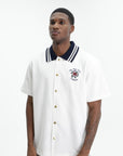 Drole Shirt Piquee Slogan Rose Off White