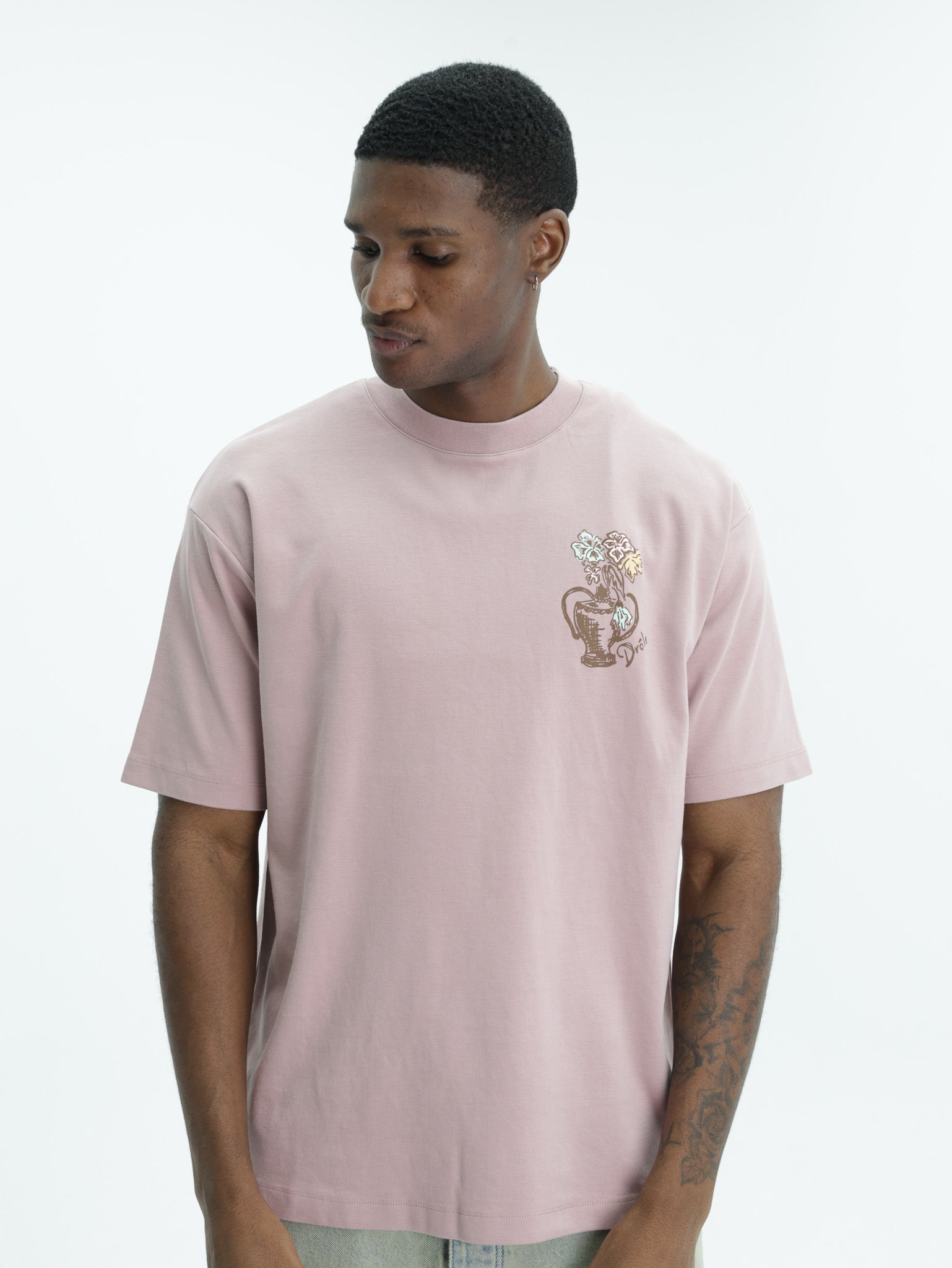 Drole T-Shirt Vase Havana Old Pink