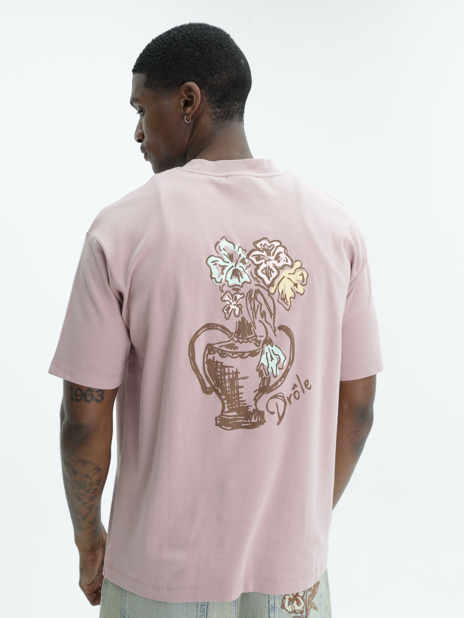 Drole T-Shirt Vase Havana Old Pink