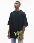 Y-3 T-Shirt Bottom Brush Strokes Black