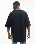 Y-3 T-Shirt Bottom Brush Strokes Black