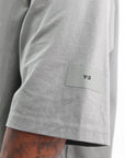 Y-3 T-Shirt Oversized Sleeve Logo Green