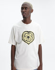 Kenzo T-Shirt Boke Heart Ecru
