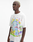 Kenzo T-Shirt Cartoon Off White