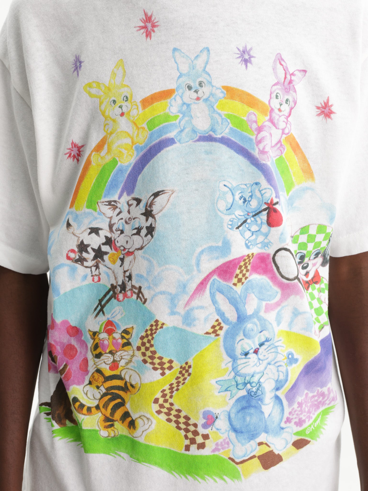 Kenzo T-Shirt Cartoon Off White - AL Capone Premium