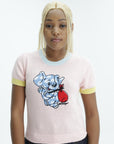 Kenzo T-Shirt Elephant Flamingo Pink