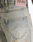 Kenzo Jeans Denim Bleached Blue