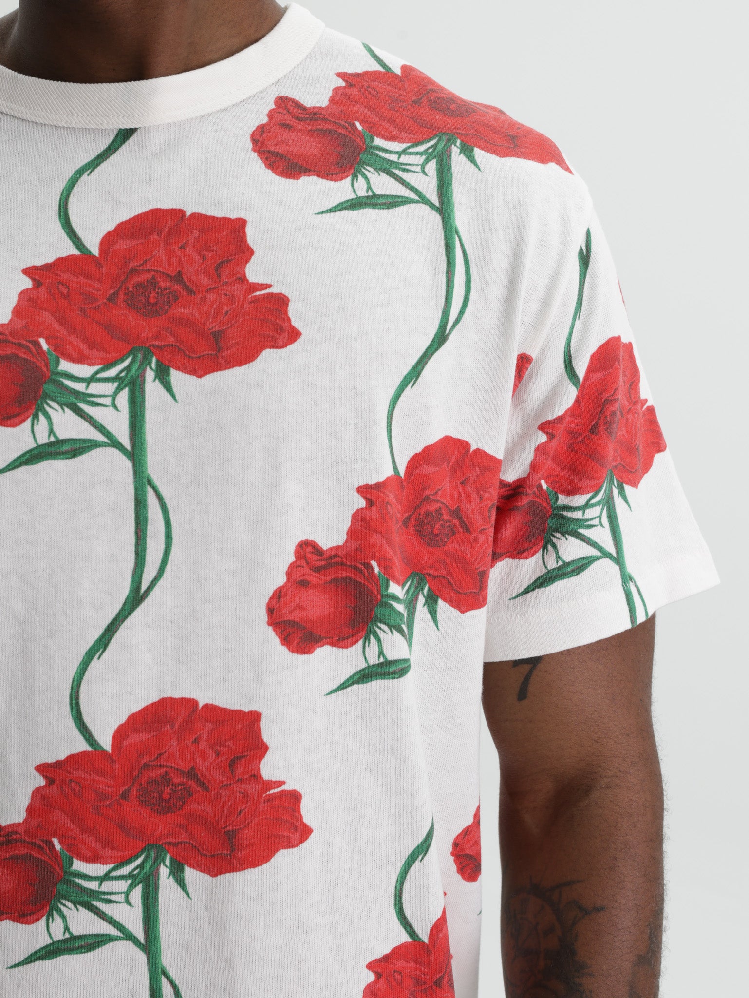 Kiton（キートン） Floral Print Shirt Red Sサイズ Kenzo T-Shirt Floral Off White - AL Capone Premium