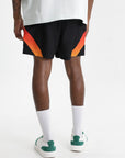 Casablanca Short Gradient Panel Jacquard Black/Red