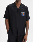 Casablanca Shirt Cuban Collar Ss Black