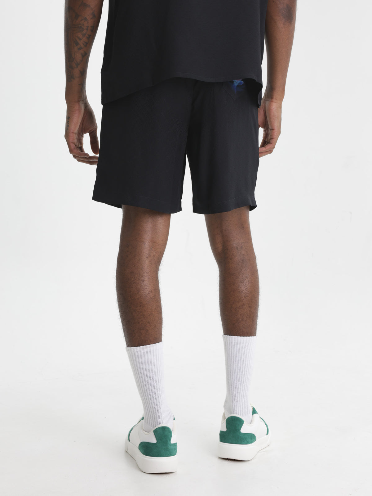 Casablanca Shorts Silk Black