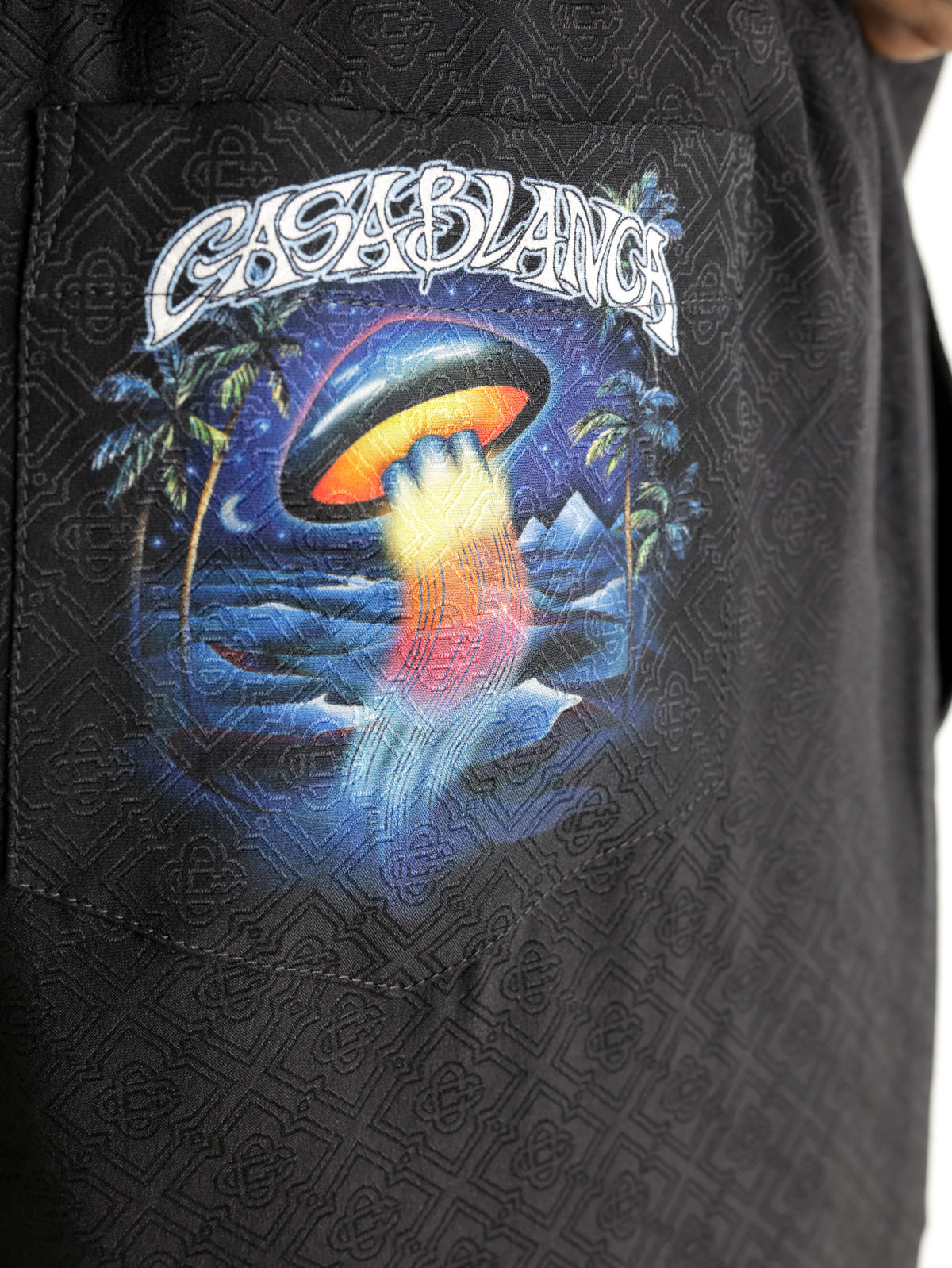 Casablanca Shorts Silk Black