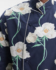 Kenzo Shirt LS Floral Navy Blue