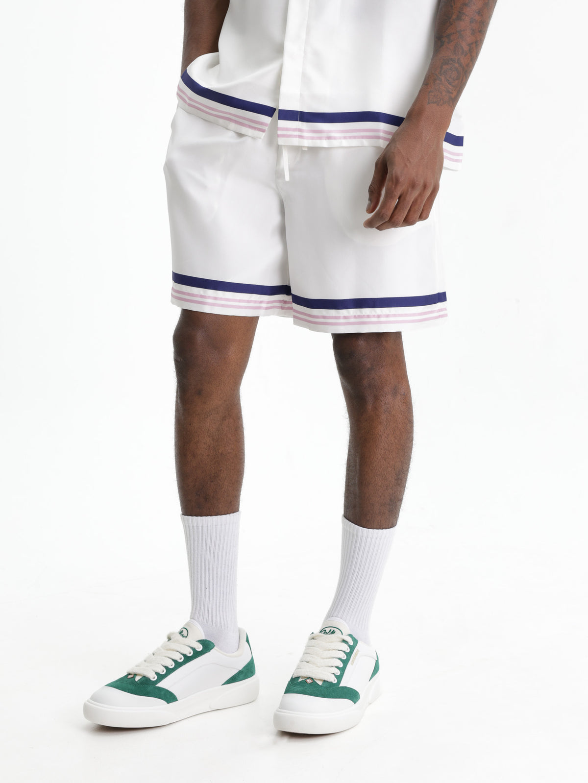 Casablanca Shorts Silk White