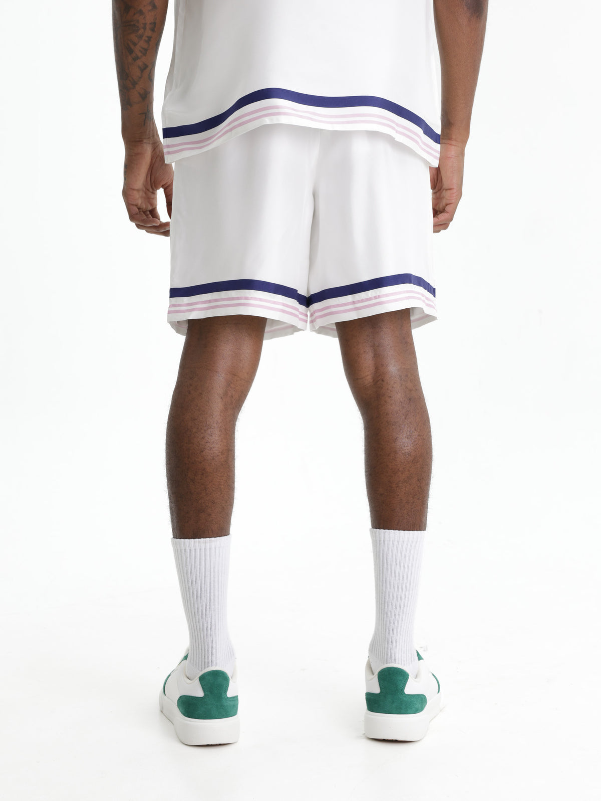 Casablanca Shorts Silk White