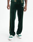 Casablanca Trackpant Velour Stripe Green/Brown/Off-White